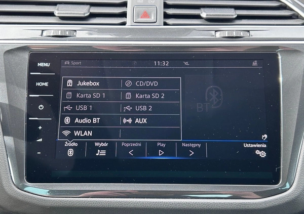 Volkswagen Tiguan cena 121900 przebieg: 88493, rok produkcji 2018 z Ozimek małe 781